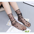 Wholesale woman fashion summer crystal lace socks